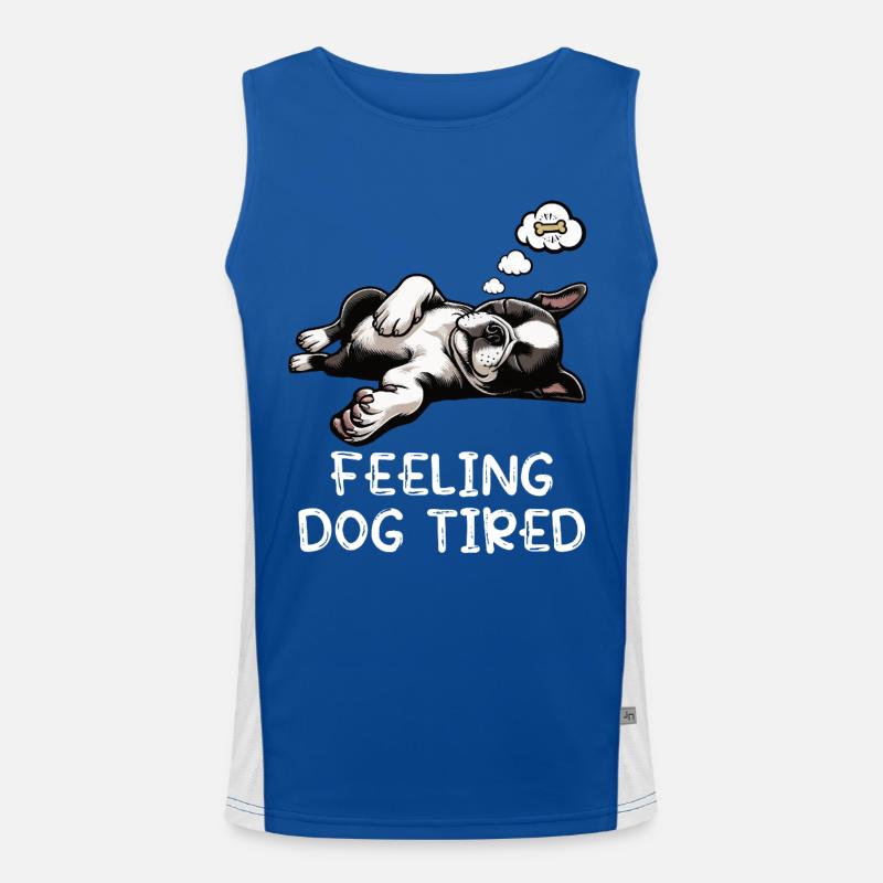 Propriétaire de Boston Terrier Bostie fatigué Débardeur respirant contrasté Homme 