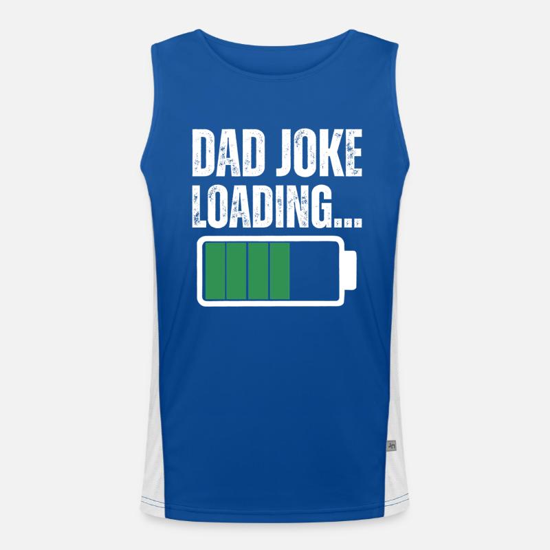 DAD JOKE Men's Functional Contrast Tank Top 