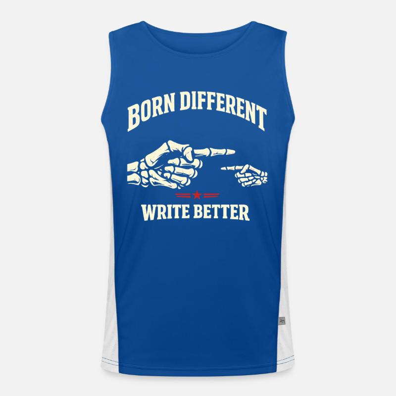 Born Different Funktionelles Kontrast-Tank Top für Männer 
