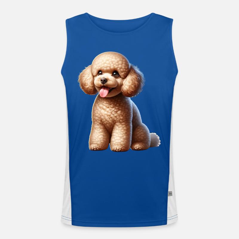 Pudel Funktionelles Kontrast-Tank Top für Männer 