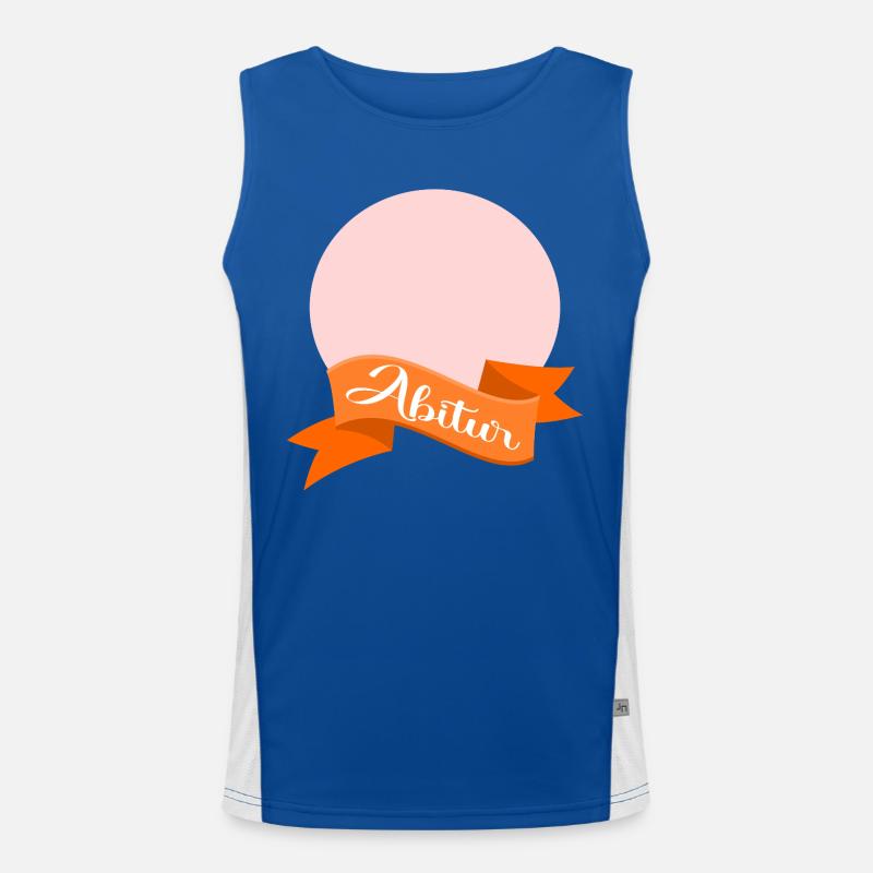 Abitur Schleife Funktionelles Kontrast-Tank Top für Männer 