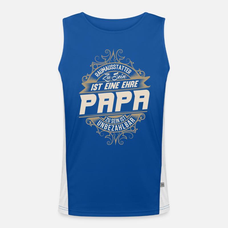 Raumausstatter Papa Funktionelles Kontrast-Tank Top für Männer 