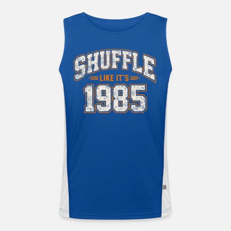 Mischen Sie wie ein Vintage-Jubiläumsgeschenk von 1985 Funktionelles Kontrast-Tank Top für Männer 