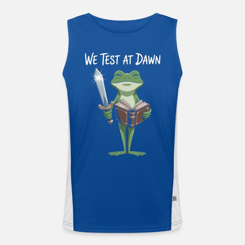 We Test at Dawn Frog Warrior Men's Functional Contrast Tank Top 