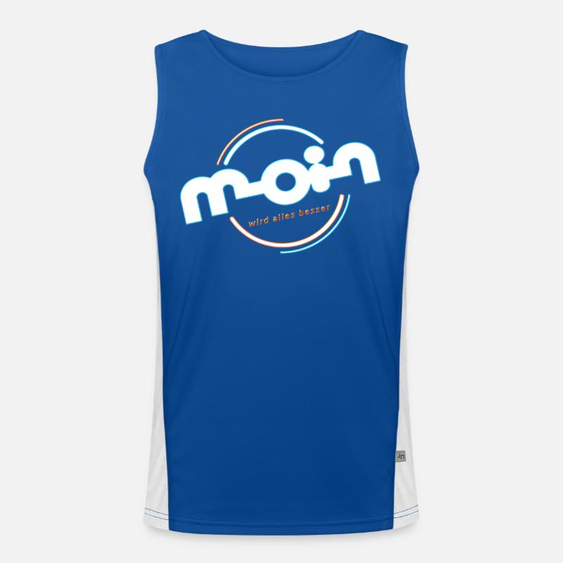 Moin Funktionelles Kontrast-Tank Top für Männer 