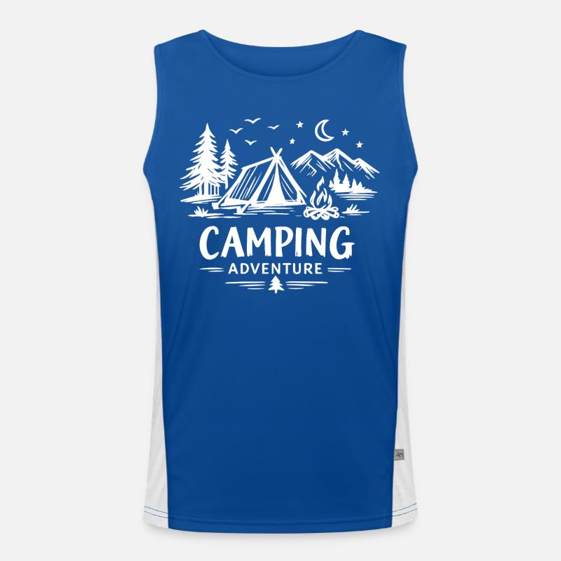 Camping Aventure Débardeur respirant contrasté Homme 