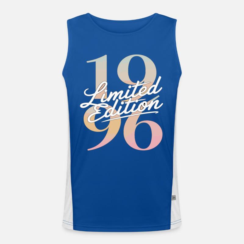 1996 Limited Edition Geburtstag Funktionelles Kontrast-Tank Top für Männer 