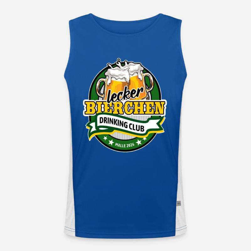 Malle 2026 - Lecker Bierchen Drinking Club Funktionelles Kontrast-Tank Top für Männer 