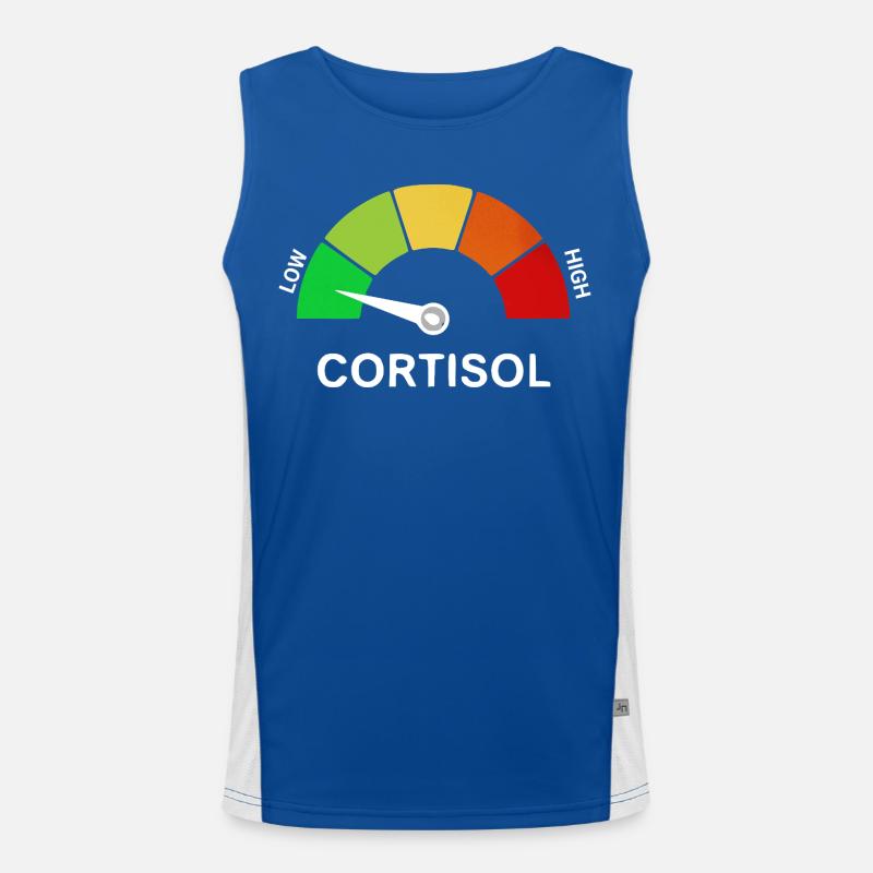 Low Cortisol Scale Men's Functional Contrast Tank Top 