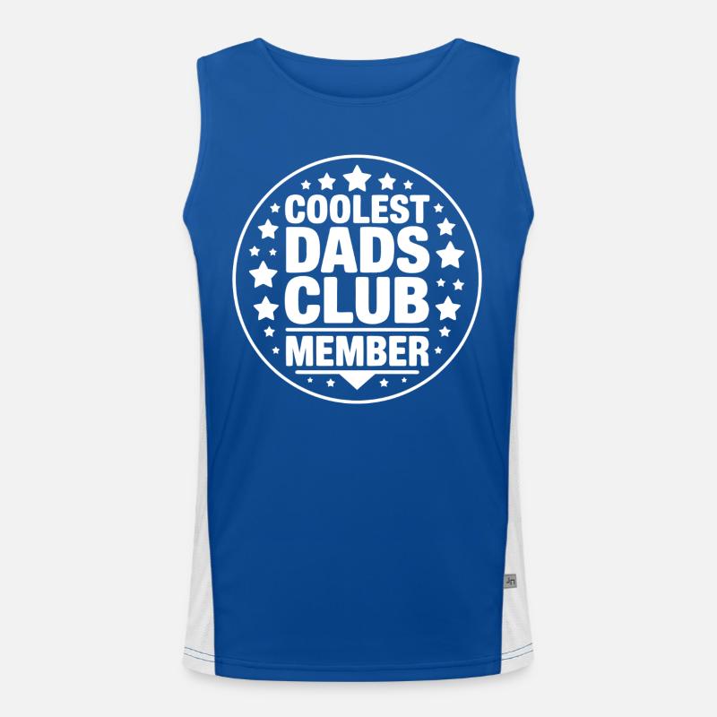 Membre du club du Papa le Plus Cool Débardeur respirant contrasté Homme 