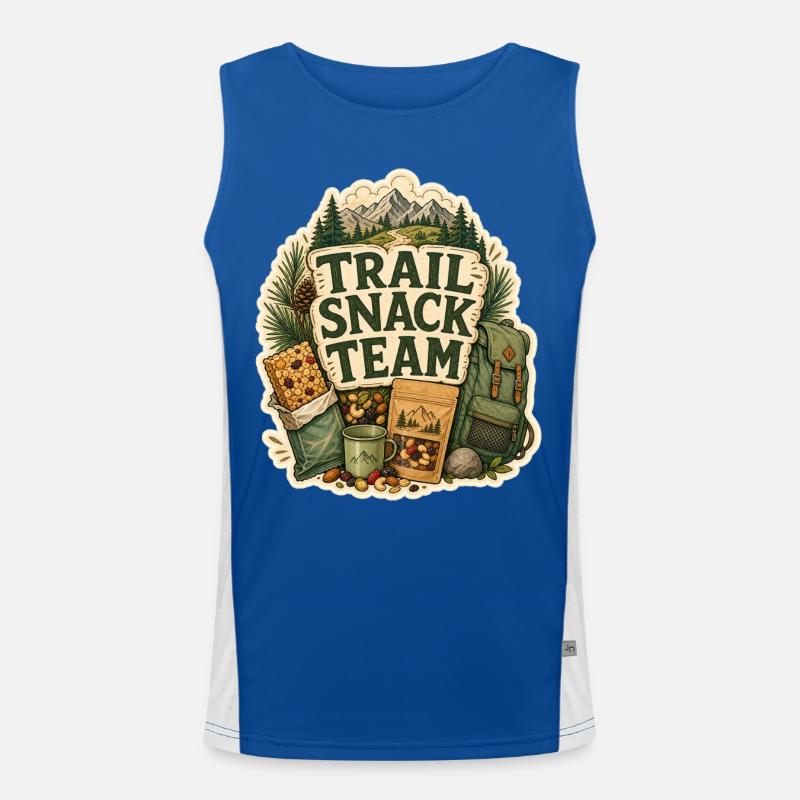 TRAIL SNACK TEAM Snacks Men's Functional Contrast Tank Top 