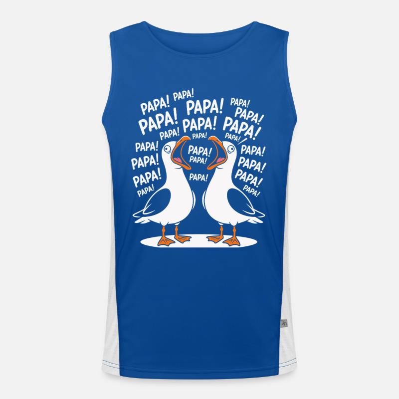 Seagull Personalized Humor Gift Men's Functional Contrast Tank Top 