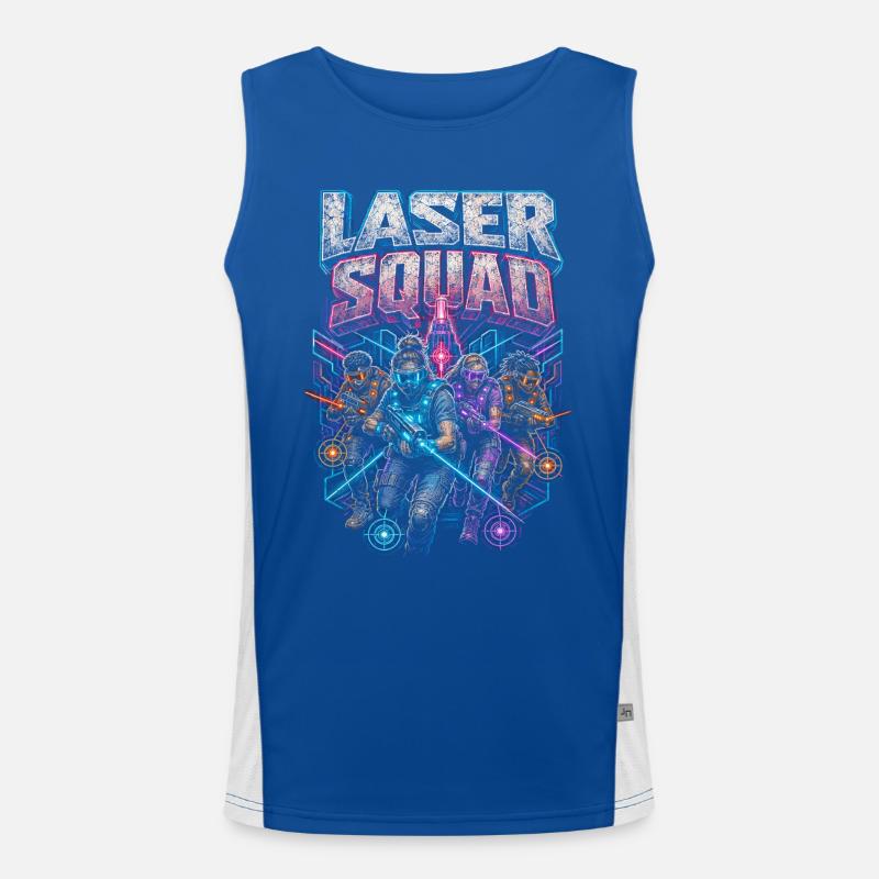 Laser Tag Squad Men's Functional Contrast Tank Top 