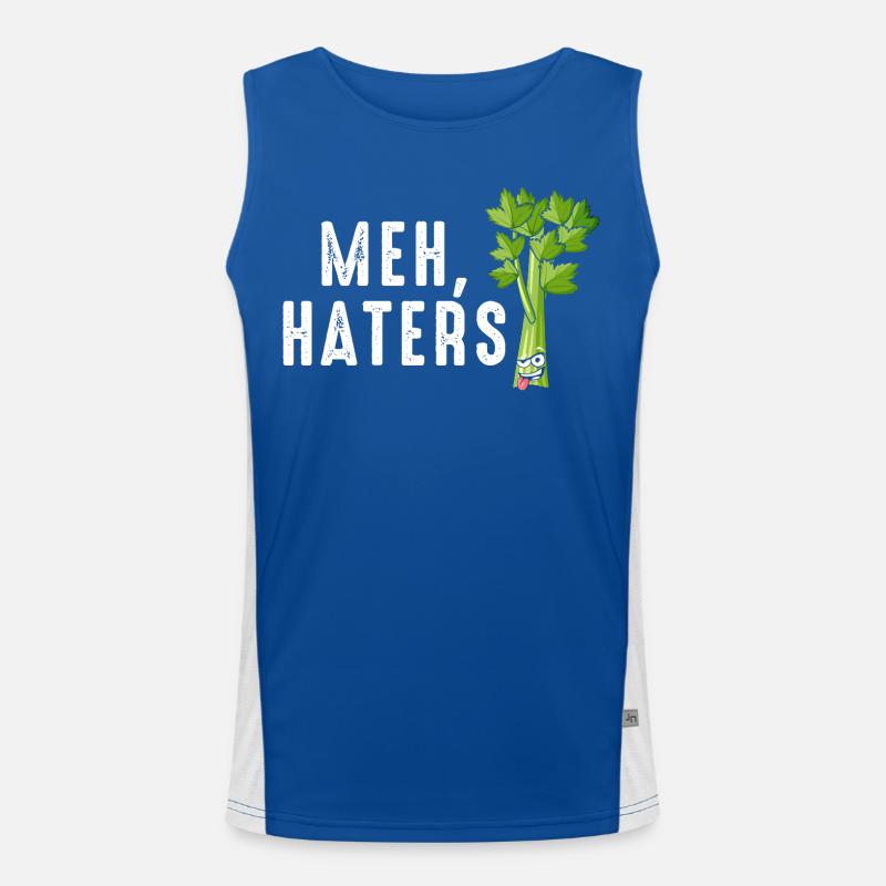 Meh Celery Haters Tee Men's Functional Contrast Tank Top 