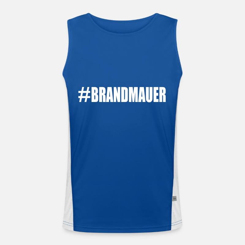 brandmauer Funktionelles Kontrast-Tank Top für Männer 