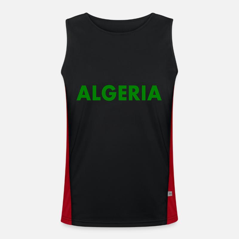 algeria Men's Functional Contrast Tank Top 