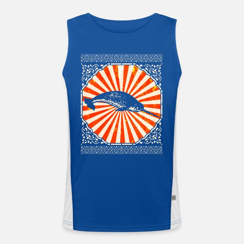 Wal Funktionelles Kontrast-Tank Top für Männer 