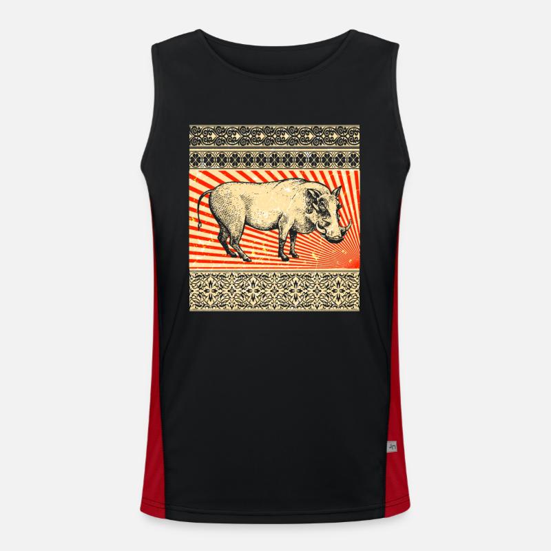 Warthog Men's Functional Contrast Tank Top 
