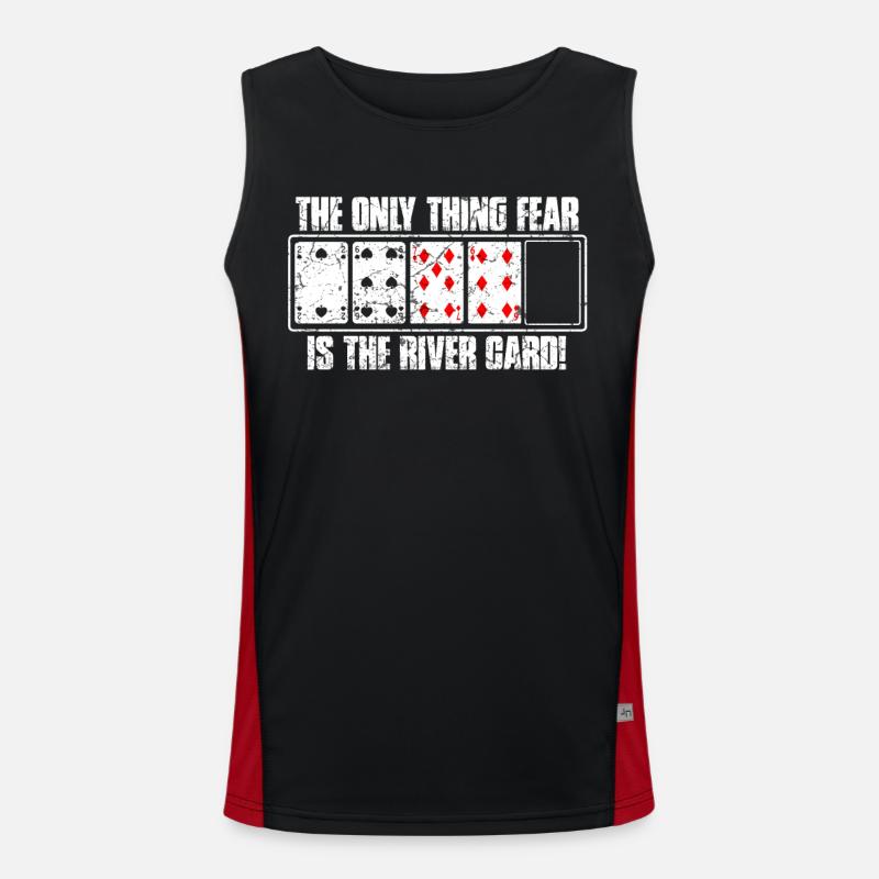 Poker Débardeur respirant contrasté Homme 
