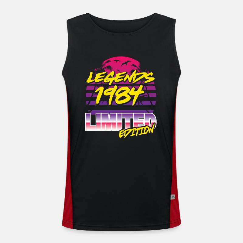 Legends 1984 Limited edition Funktionelles Kontrast-Tank Top für Männer 