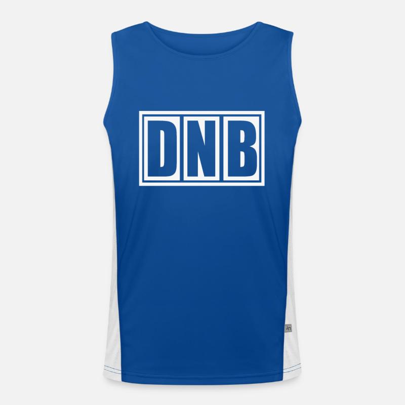 DNB Shirt, Drum and Bass Geschenk Funktionelles Kontrast-Tank Top für Männer 