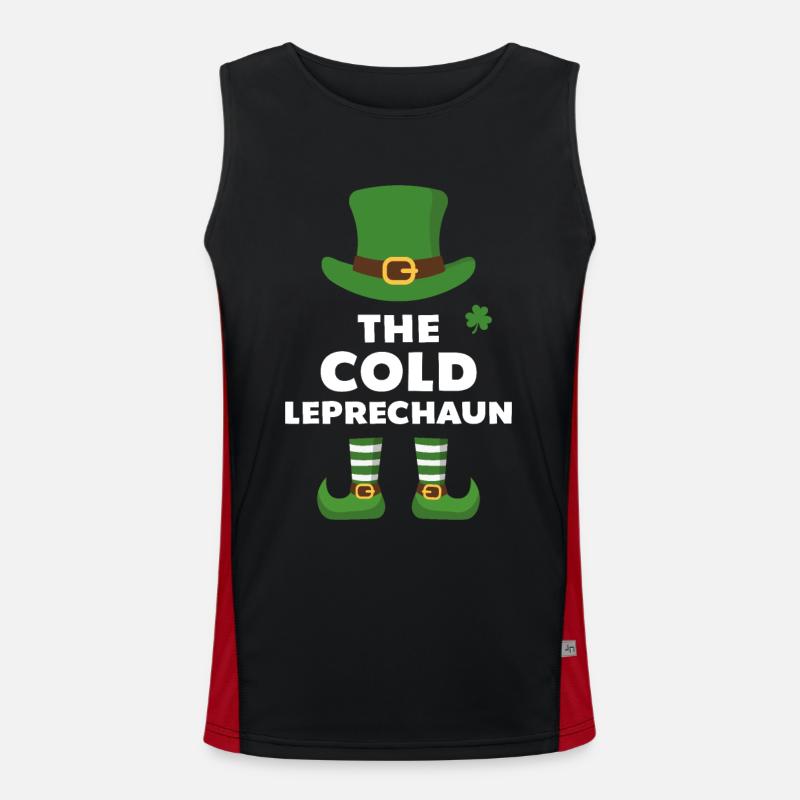 Der kalte Kobold Funktionelles Kontrast-Tank Top für Männer 