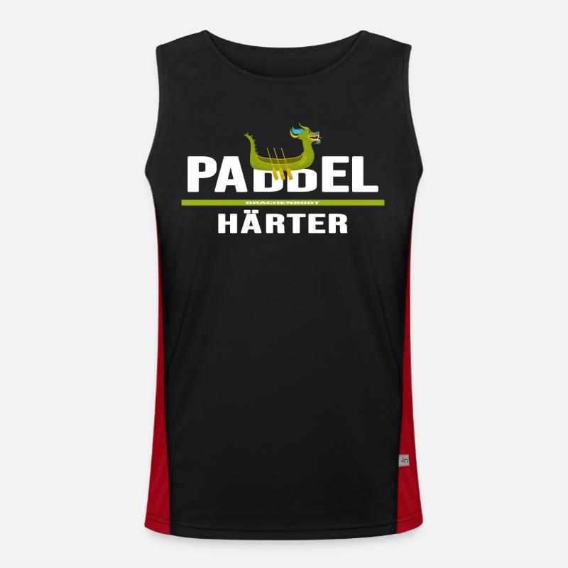 drachenboot chinesisches drachenboot-paddler Funktionelles Kontrast-Tank Top für Männer 