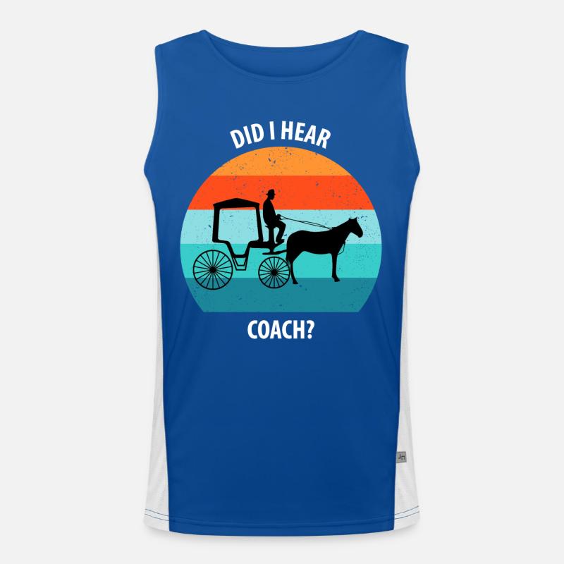 Calèche de cocher Calèche tirée par des chevaux Calèche Débardeur respirant contrasté Homme 