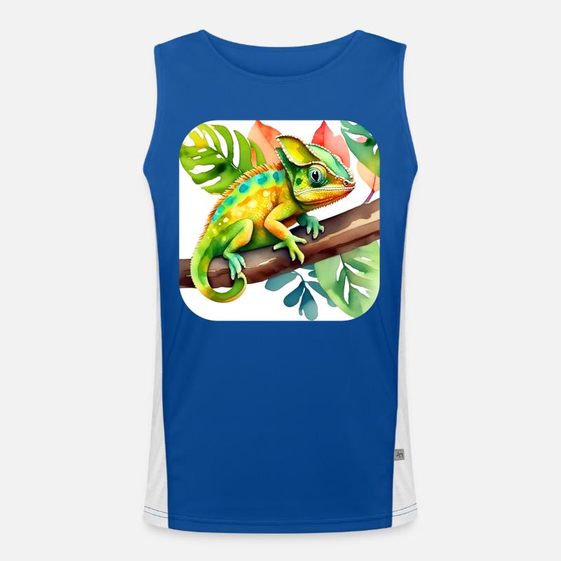 Sweet Chameleon Men's Functional Contrast Tank Top 