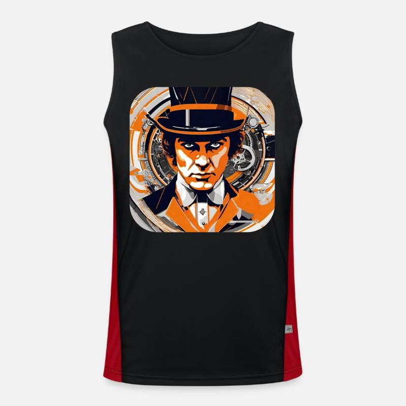 Cool Steampunk Design Débardeur respirant contrasté Homme 