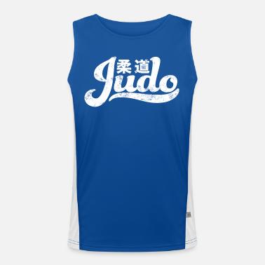 Judo Canotta sportiva da uomo in contrasto cromatico 