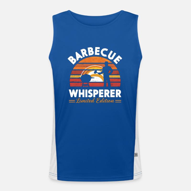 Barbecue Whisperer Édition Limitée Débardeur respirant contrasté Homme 