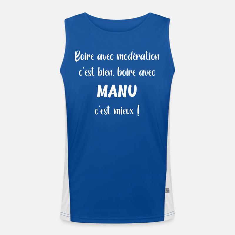 Manu Débardeur respirant contrasté Homme 