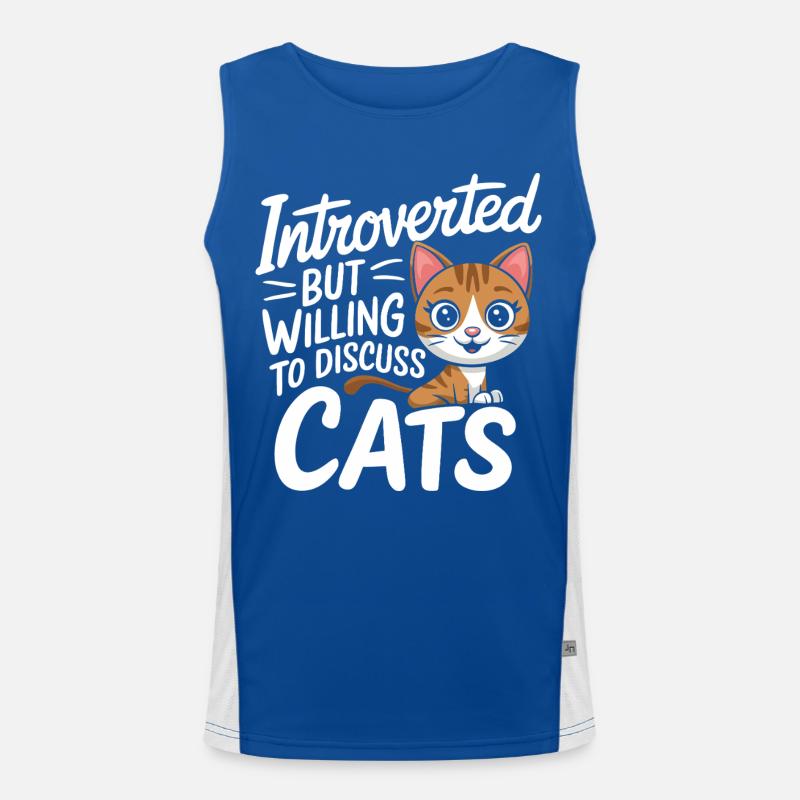 Introvert, antisocial, introvert Men's Functional Contrast Tank Top 