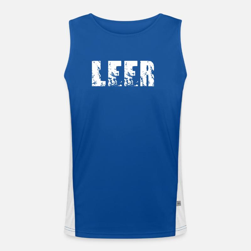 Leer Funktionelles Kontrast-Tank Top für Männer 