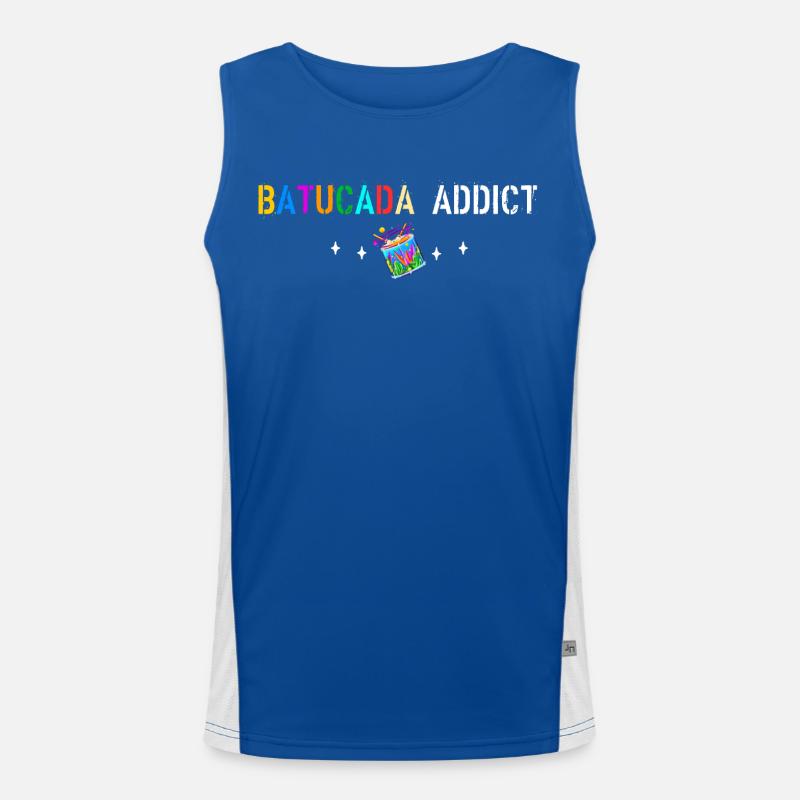 Batucada addict Men's Functional Contrast Tank Top 