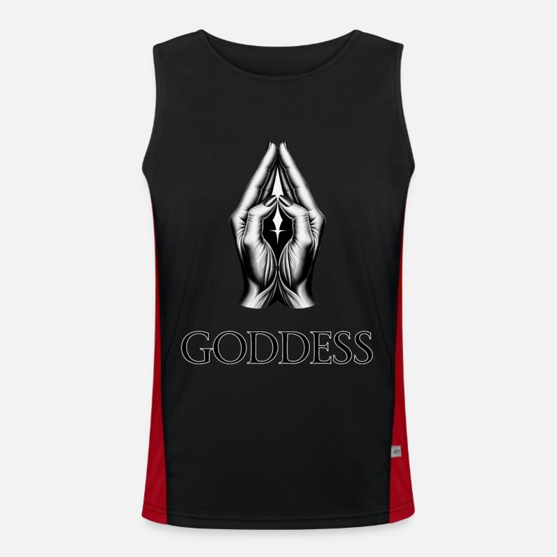 GODDESS (subtitle) #052 Men's Functional Contrast Tank Top 