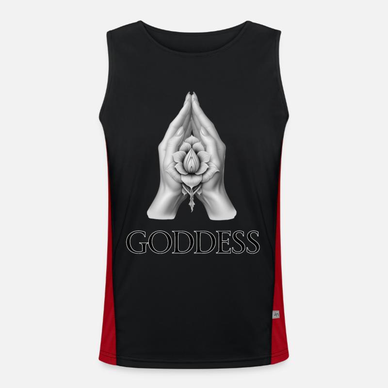 GODDESS (subtitle) #062 Men's Functional Contrast Tank Top 