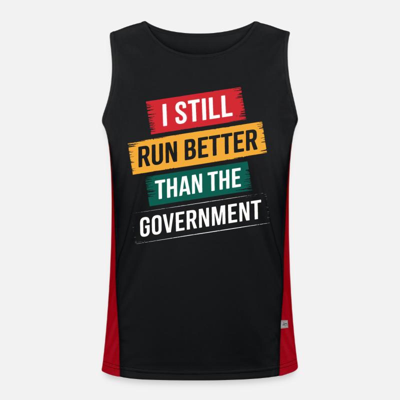 Amputation Behinderung Funktionelles Kontrast-Tank Top für Männer 