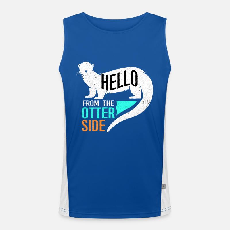 Otter Funktionelles Kontrast-Tank Top für Männer 