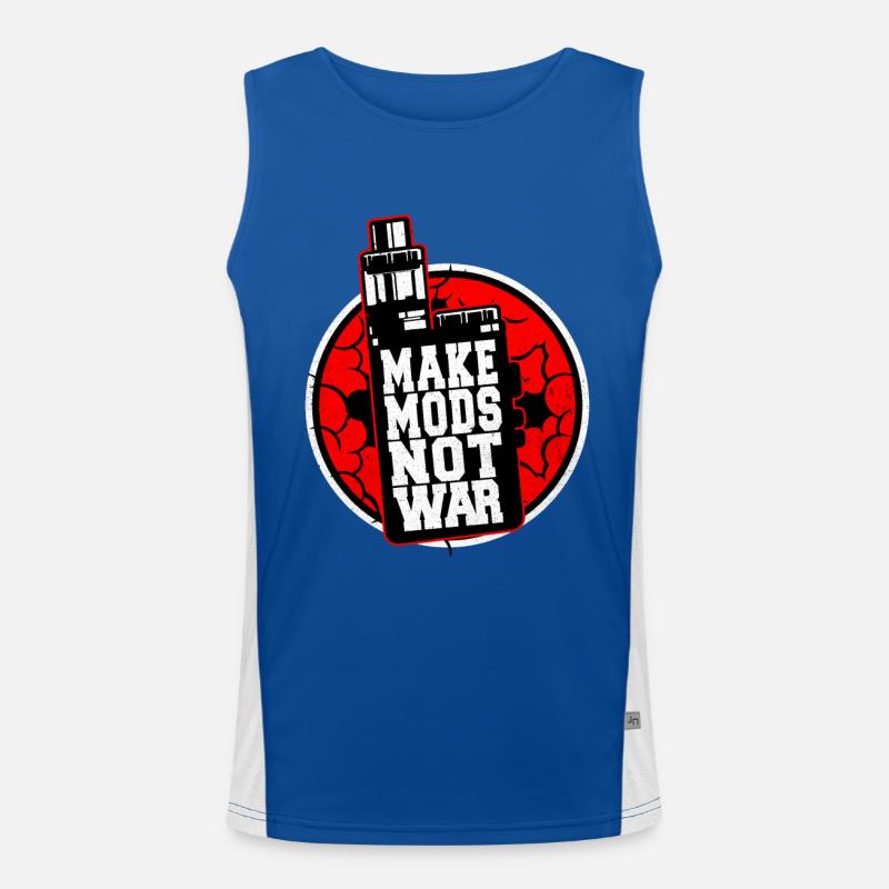 Vape Funktionelles Kontrast-Tank Top für Männer 