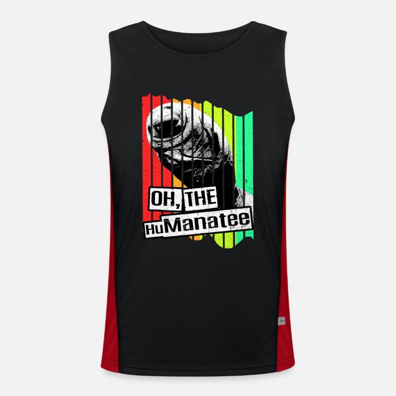 Manatee Men's Functional Contrast Tank Top 