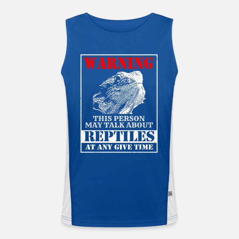 Bartagame Funktionelles Kontrast-Tank Top für Männer 