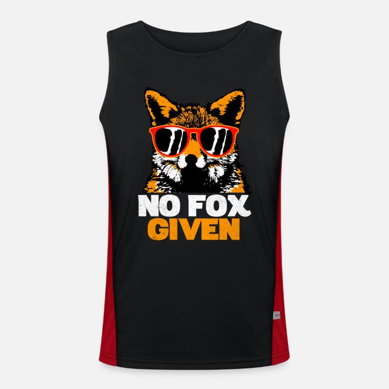 Fuchs Funktionelles Kontrast-Tank Top für Männer 