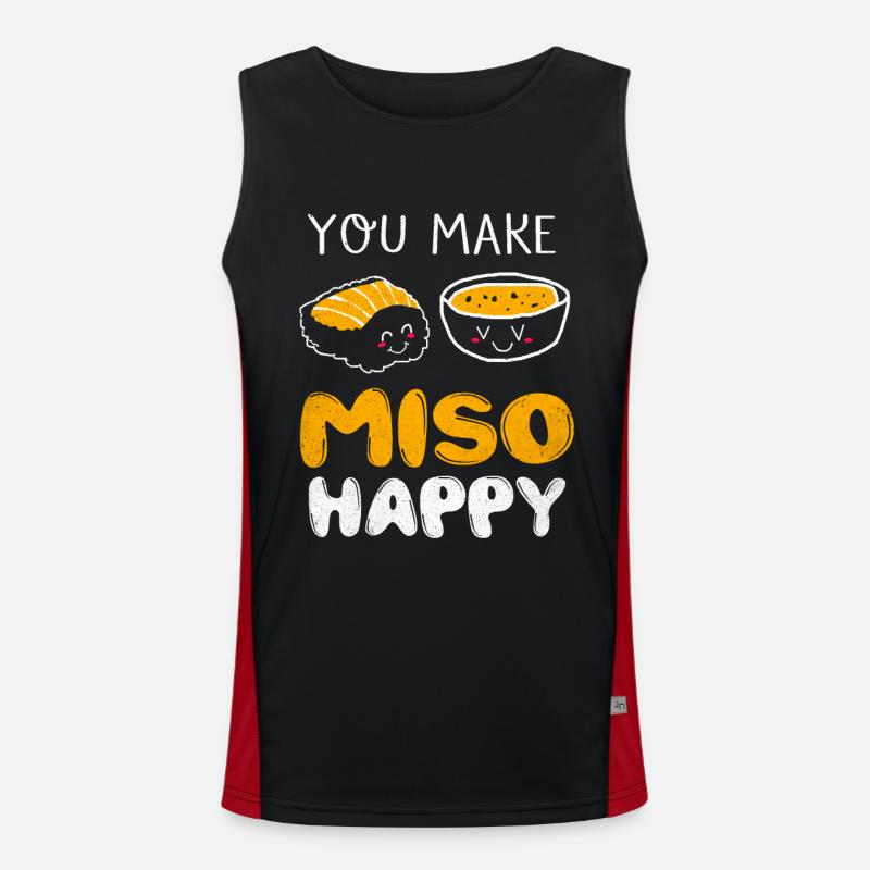 Sushi Men's Functional Contrast Tank Top 