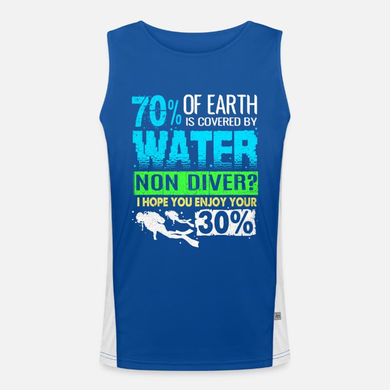 Plongée Débardeur respirant contrasté Homme 