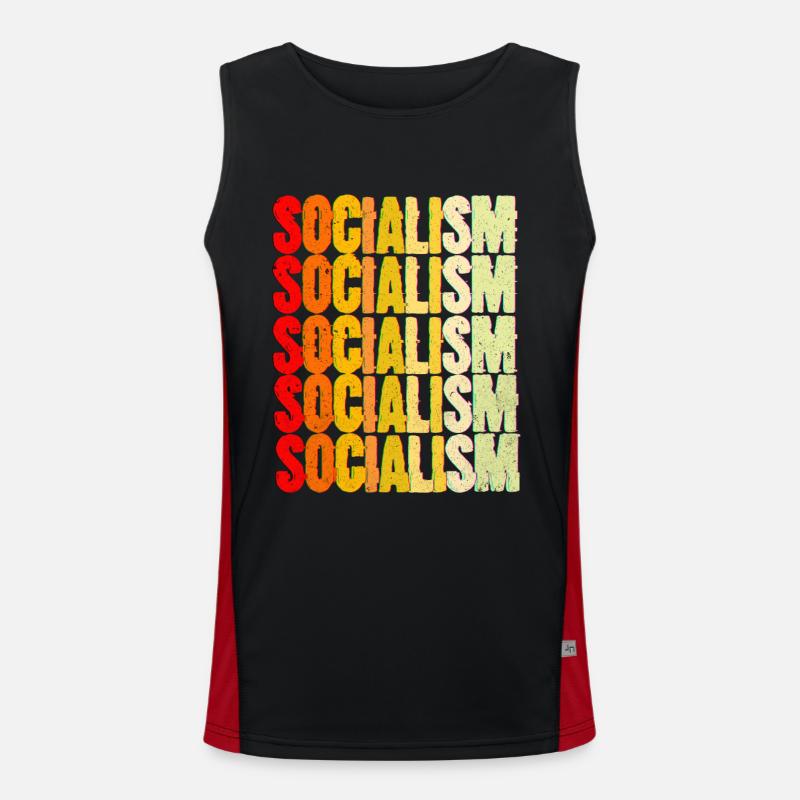Communism Men's Functional Contrast Tank Top 