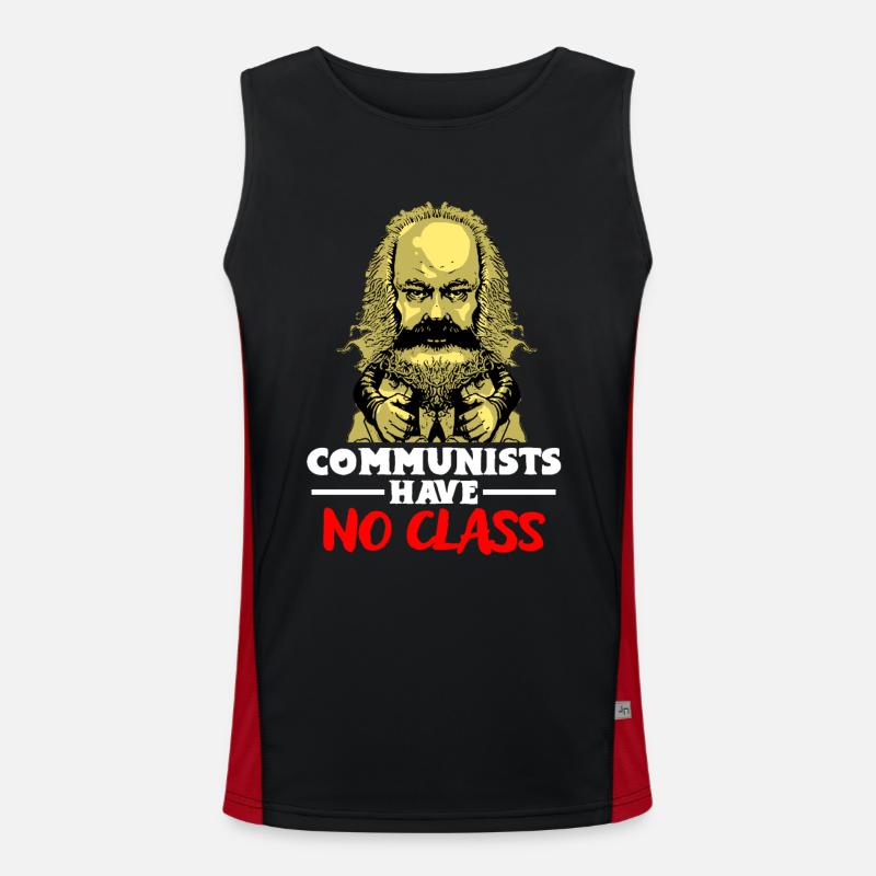 Communisme Lénine Marx Lutte des classes social Débardeur respirant contrasté Homme 