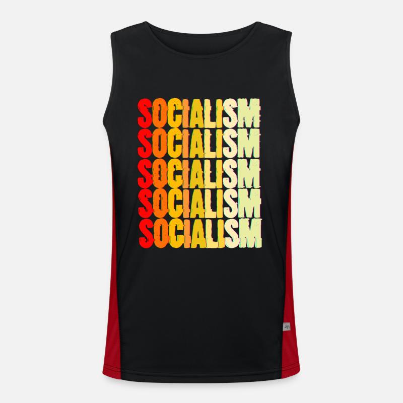 Communisme Lénine Marx Lutte des classes social Débardeur respirant contrasté Homme 