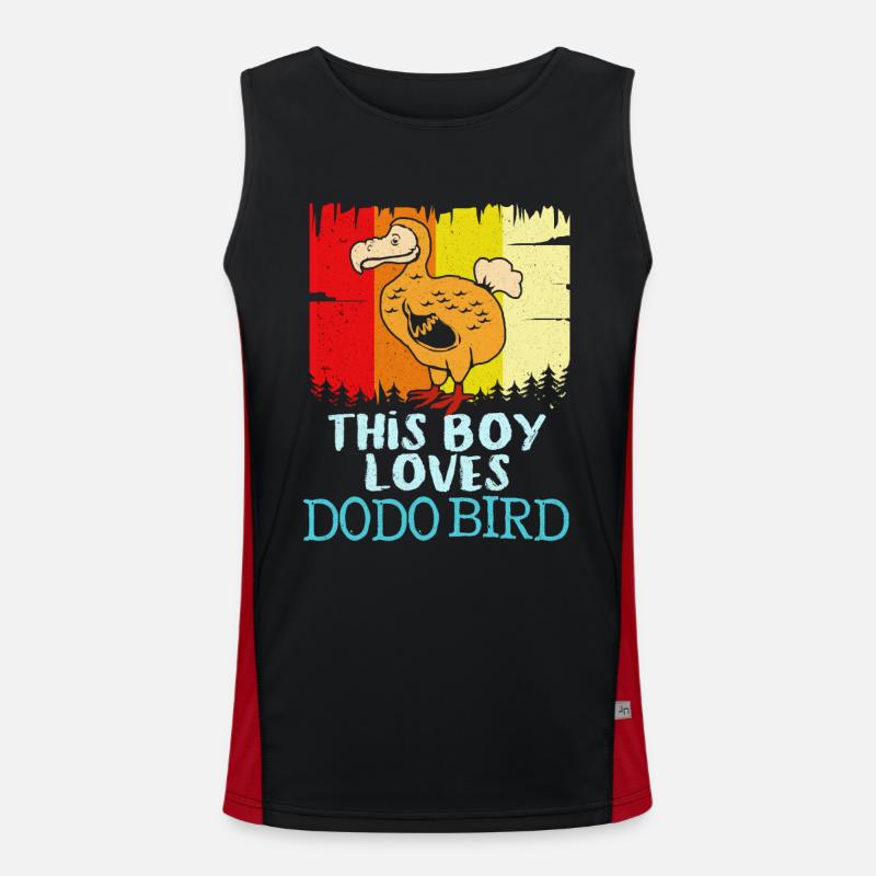 Dodo Funktionelles Kontrast-Tank Top für Männer 